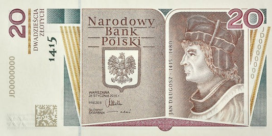 20 zł 2015 Jan Długosz