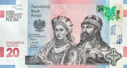 20 zł 2016 Chrzest Polski